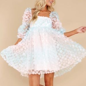 Gender reveal pink and blue dress size small - Red Dress Boutique